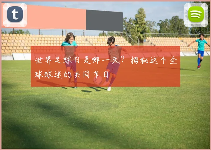 世界足球日是哪一天?揭秘这个全球球迷的共同节日